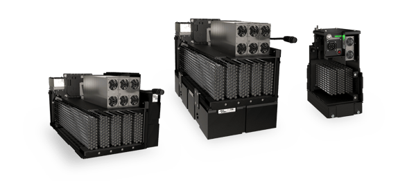 Lithium-ion cells in a UgoWork lithium-ion battery